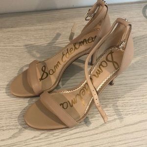 Sam Edelman Nude Leather Sandals